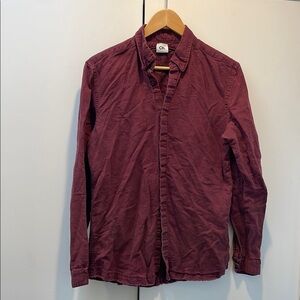 CH Burgundy Button-Up Shirt